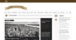 Desktop Screenshot of curioushistory.com